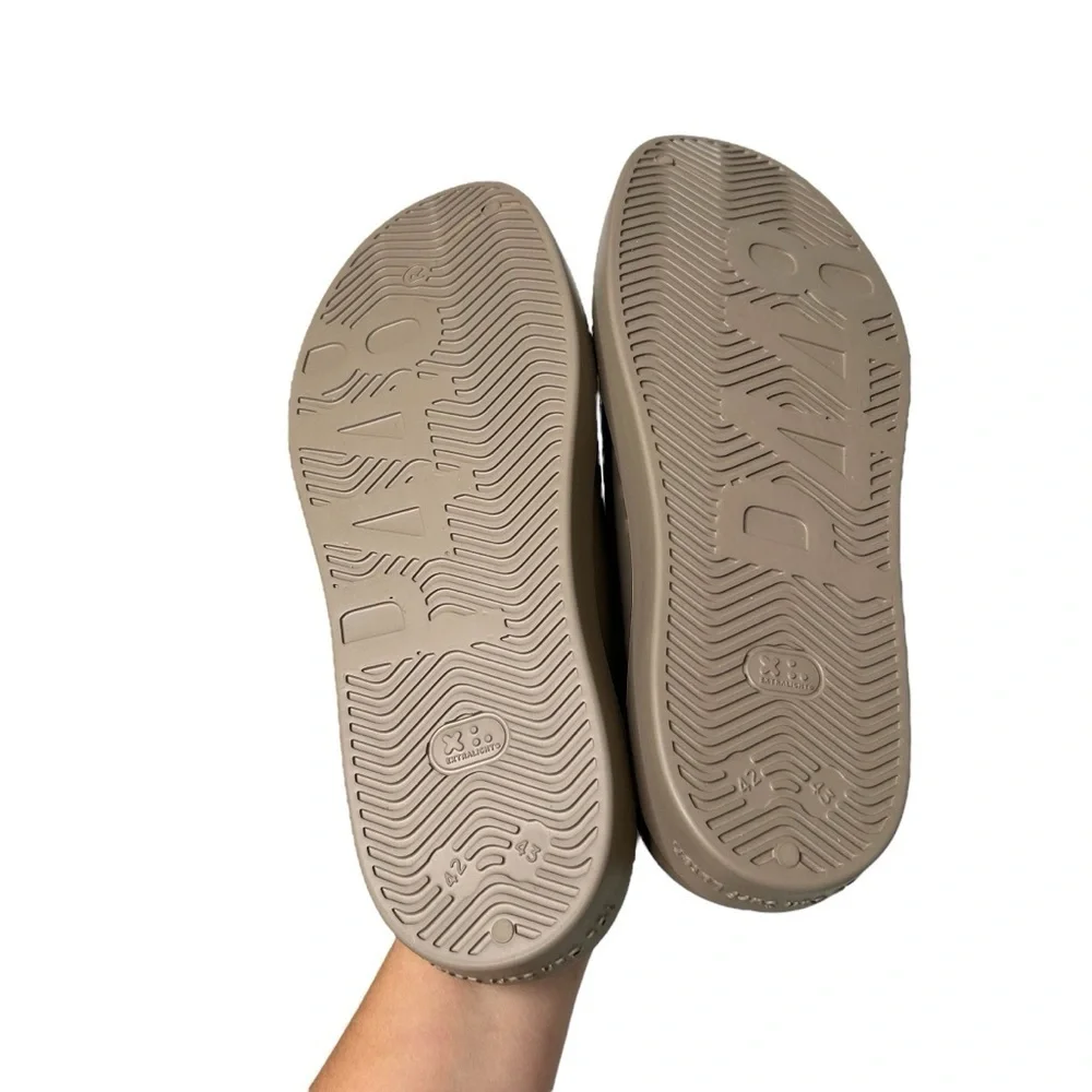 P448 Flo Clog Slip on Sandal Slide Mimetic Tan Unisex Italian EU 42/43 Size 9-10